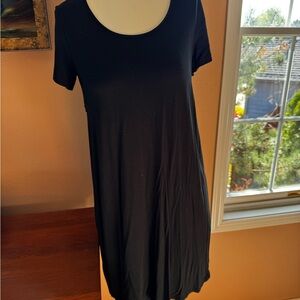 Black Short Sleeve Dress (J Jill size S)